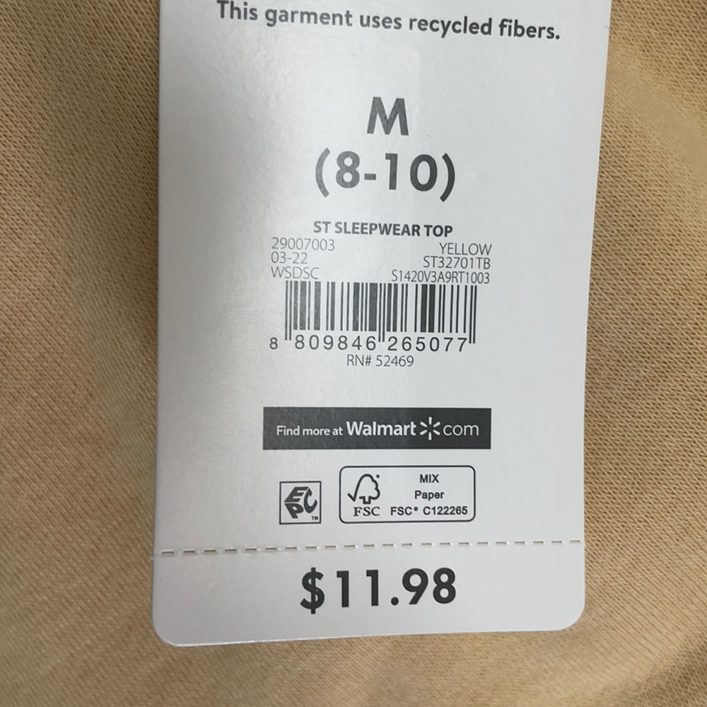 NWT medium Sleep Top for Women from Secret Treasures - Picture 4 of 6